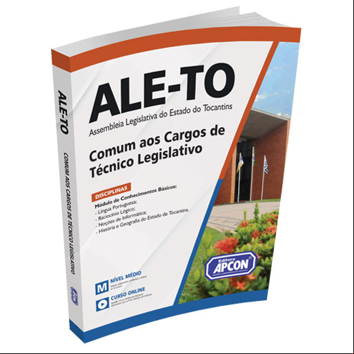 Apostila ALE-TO 2023 - Comum aos Cargos de Técnico Legislativo