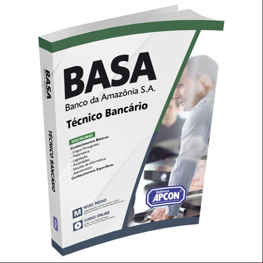 Apostila BASA 2022 - Técnico Bancário