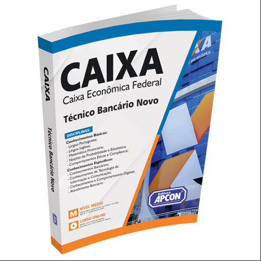 Apostila Caixa Econômica Federal 2024 - Técnico Bancário Novo