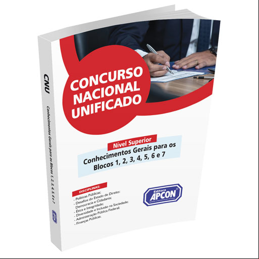 Apostila CNU 2024 - Nível Superior - Conhecimentos Gerais para o Bloco 1, 2, 3, 4, 5, 6 e 7