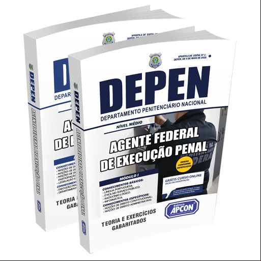 Apostila DEPEN 2020 - Agente Federal de Execução Penal