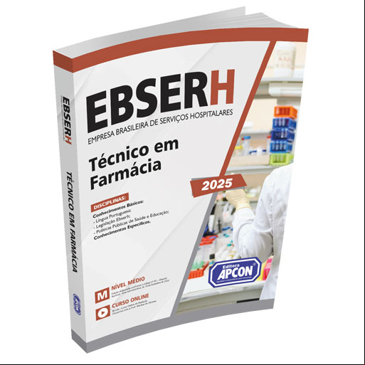 Apostila EBSERH 2025 - Técnico em Farmácia