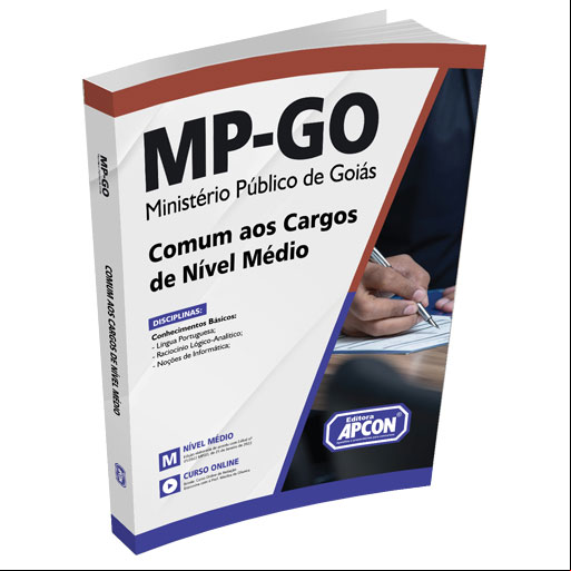 Apostila MP-GO 2022 - Comum aos Cargos de Nível Médio