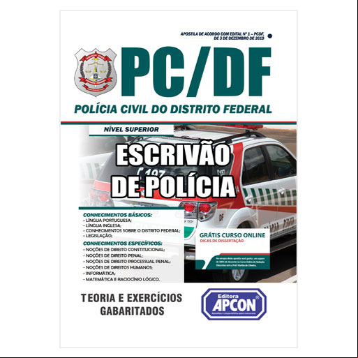 Apostila PC-DF 2019 - Escrivão de Polícia