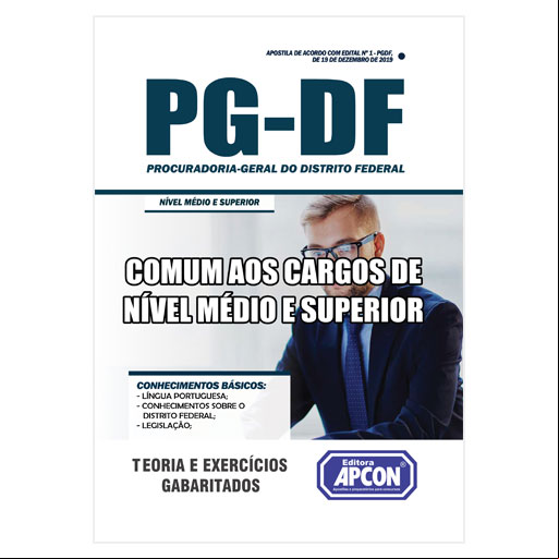Apostila PG-DF 2020 - Comum aos Cargos de Nível Médio e Superior