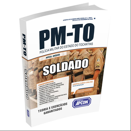 Apostila PM-TO 2021 -  Soldado