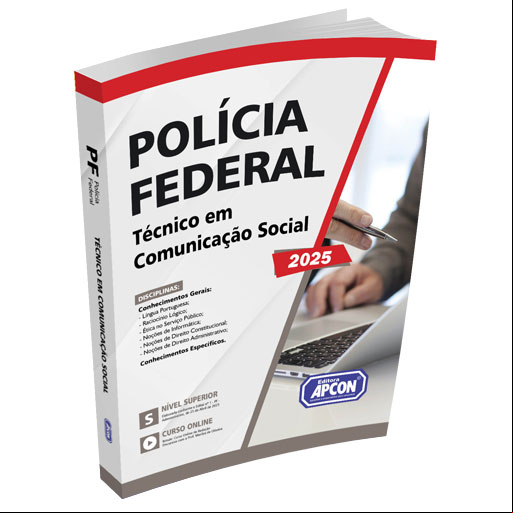 Apostila Polícia Federal (PF) 2025 - Técnico em Comunicação Social