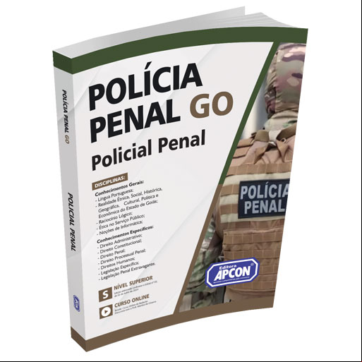 Apostila Polícia Penal de Goiás (PPGO) 2024 - Policial Penal