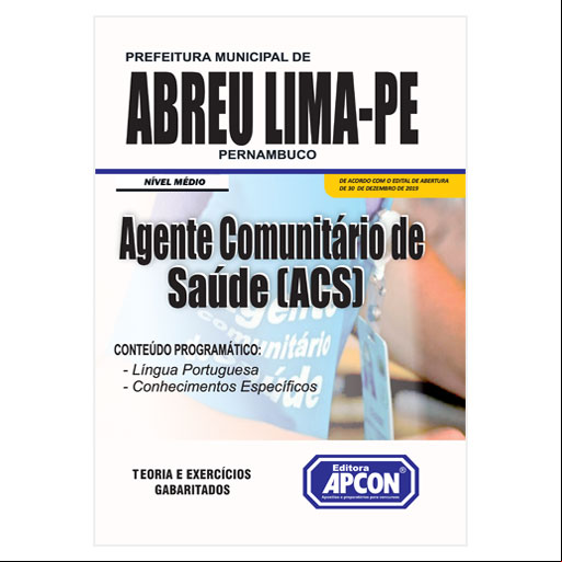 Apostila Pref. Abreu e Lima (PE) 2020 - Agente Comunitário de Saúde - ACS