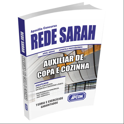 Apostila Rede SARAH Auxiliar de Copa e Cozinha