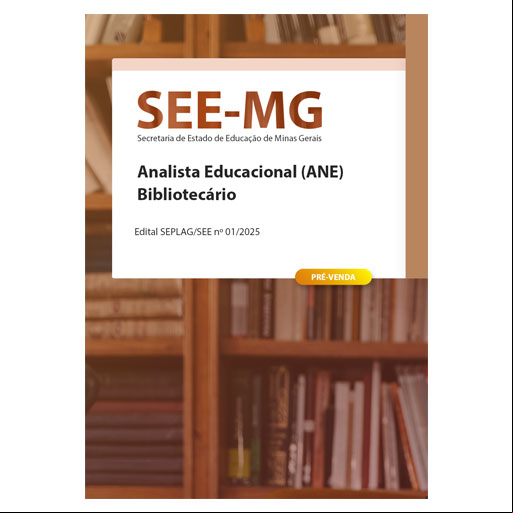 Apostila SEE-MG 2025 - Analista Educacional (ANE) - Bibliotecário