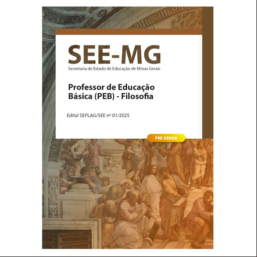 Apostila SEE-MG 2025 - Professor de Educação Básica (PEB) - Filosofia
