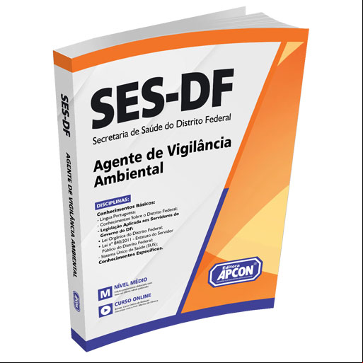Apostila SES-DF 2022 - Agente de Vigilância Ambiental - AVA
