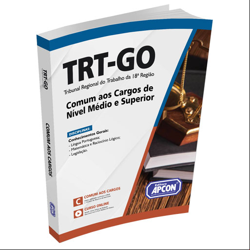 Apostila TRT-GO 2022 - Comum aos Cargos de Nível Médio e Superior