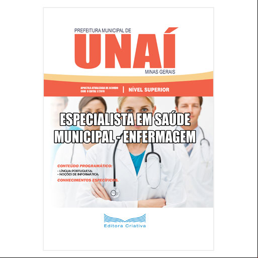 Apostila Pref. de Unaí - Especialista em Saúde Municipal - Enfermagem - 2019