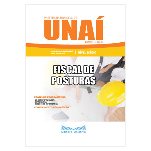 Apostila Pref. de Unaí - Fiscal de Posturas - 2019