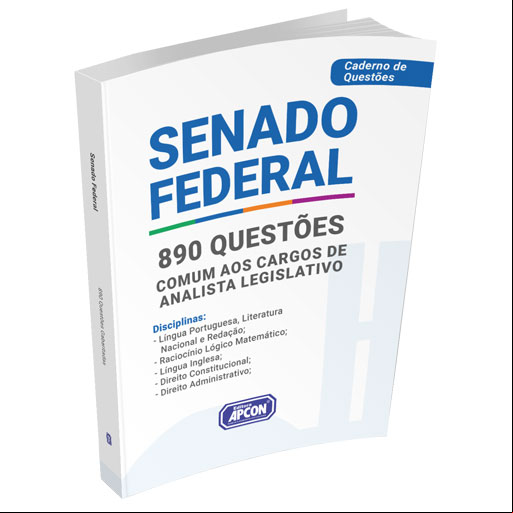 Caderno de Questões Senado Federal 2022 - Comum aos Cargos de Analista Legislativo