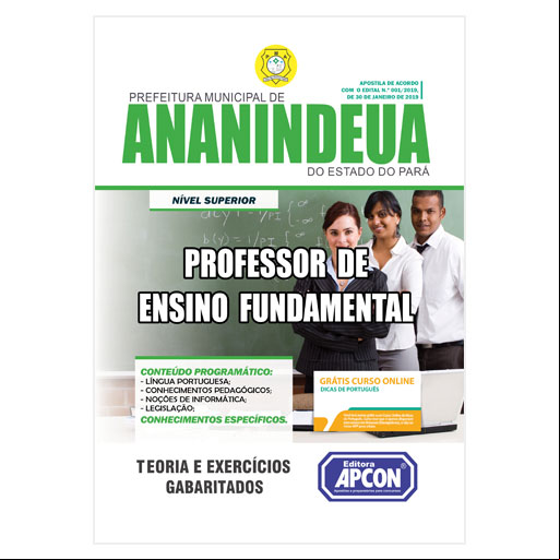 Apostila Pref. de Ananindeua - Professor de Ensino Fundamental - 2019