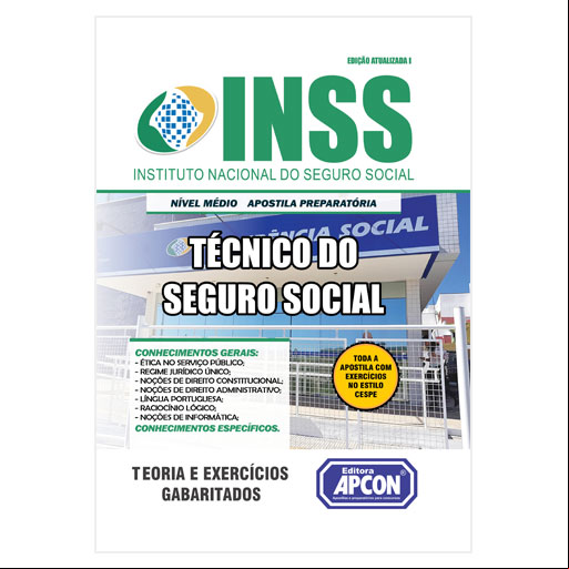 Apostila INSS - Técnico do Seguro Social - Preparatória 2019