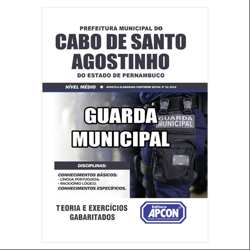 Apostila Prefeitura Cabo de Santo Agostinho (PE) 2019 - Guarda Municipal