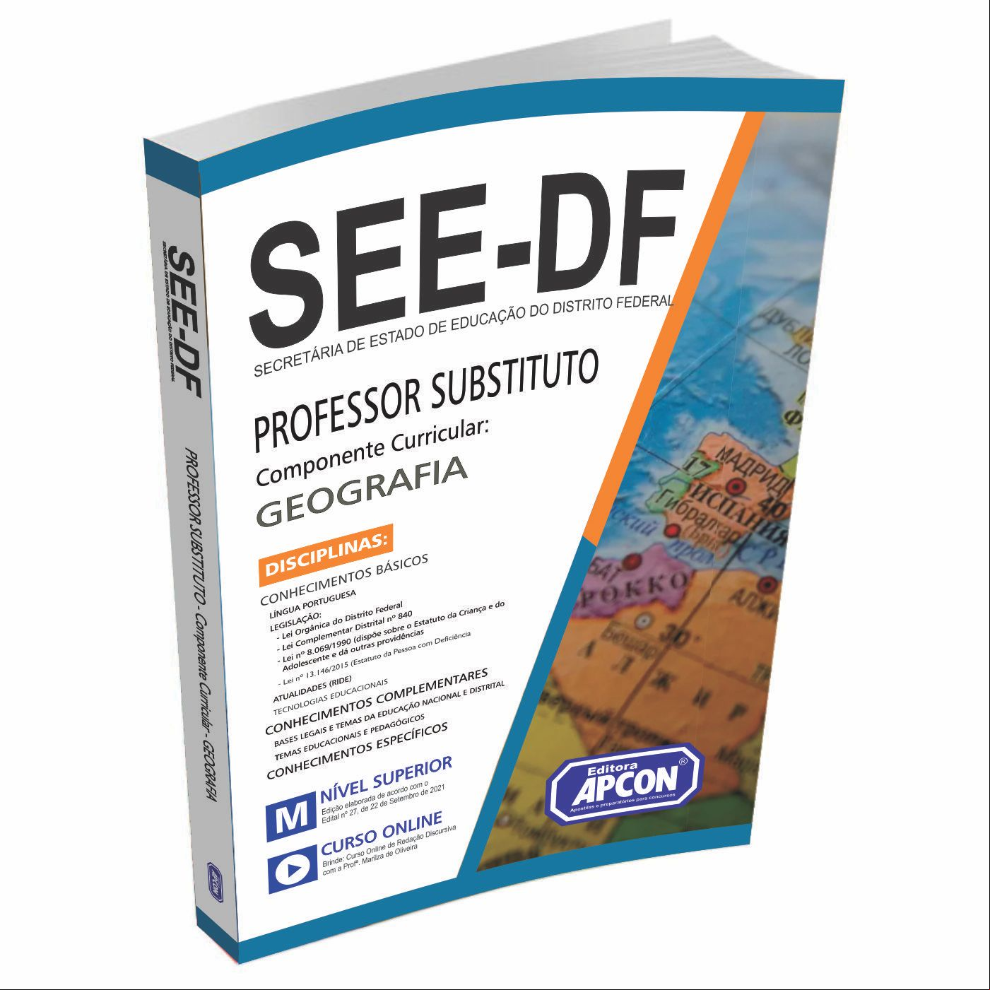 Apostila SEE-DF - 2021 - Professor Substituto - Geografia