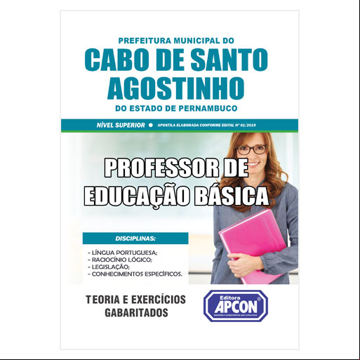 Apostila Prefeitura Cabo de Santo Agostinho (PE) 2019 - Professor de Educação Básica